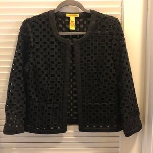 Beautiful Mesh Lined Criss-cross Jacket